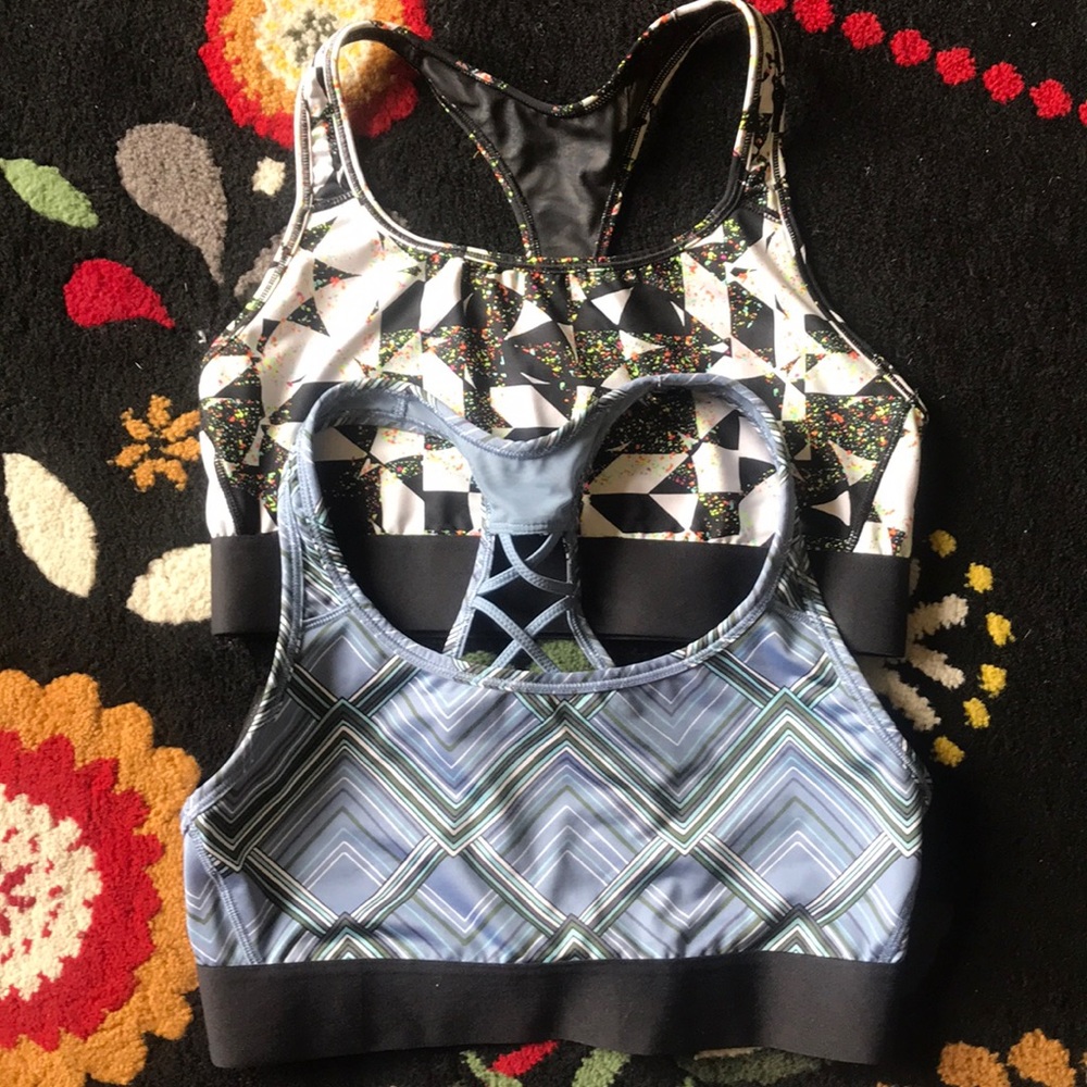 Two Victoria’s Secret sports bras